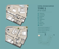 1-Bed Apartment for Sale in Al Mouj | OMR 140,000 | REF 504TC thumbnail 10