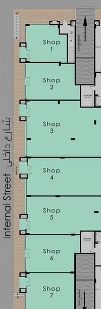 Магазин на продажу в Аль-Маваллех Юг | 67м² | OMR 335/мес | REF 129YB миниатюра 2