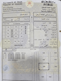600m² Land for Sale in Barka | OMR 9,600 | REF 958IB thumbnail 2