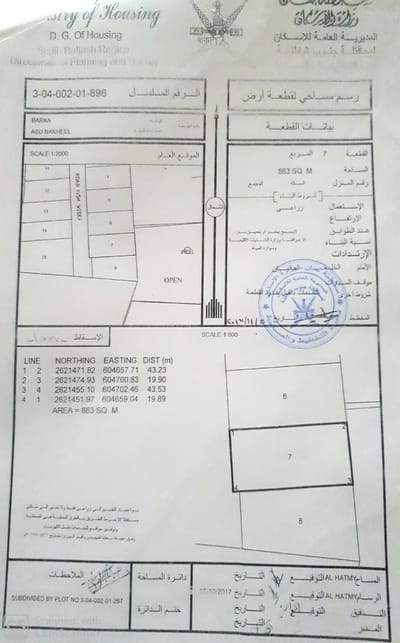 863m² Land for Sale in Barka