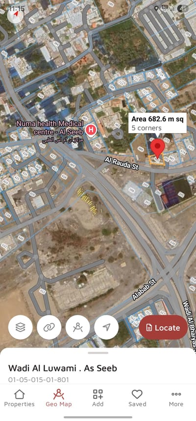 680m² Land for Sale in Al Seeb | OMR 120,000 | REF 863MC